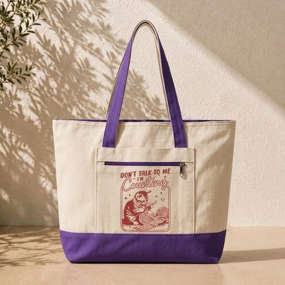 Shh... I'm Counting Tote