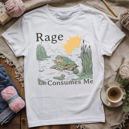 Rage Consumes Frog T-shirt
