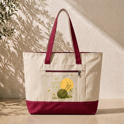 My Happy Place Tote Bag