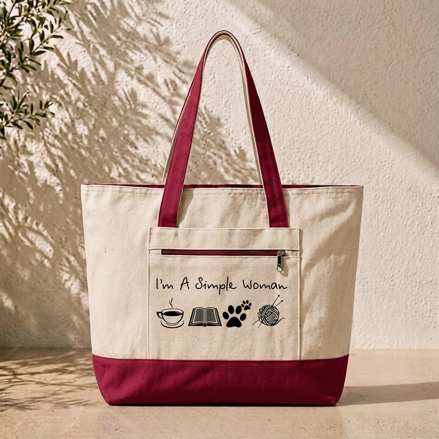 Simple Woman Tote Bag