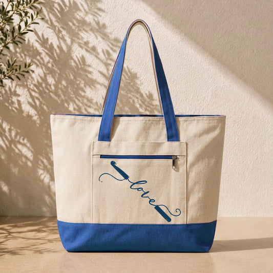 Love Crochet Tote