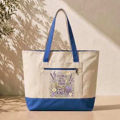 If All You Did Was Knit Tote