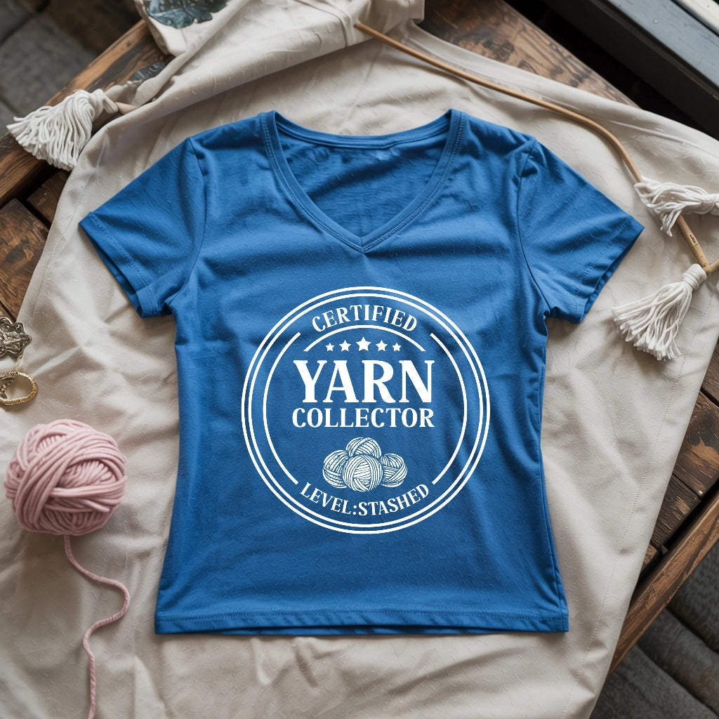 Certified Yarn Collector Lady V-neck