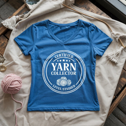 Certified Yarn Collector Lady V-neck