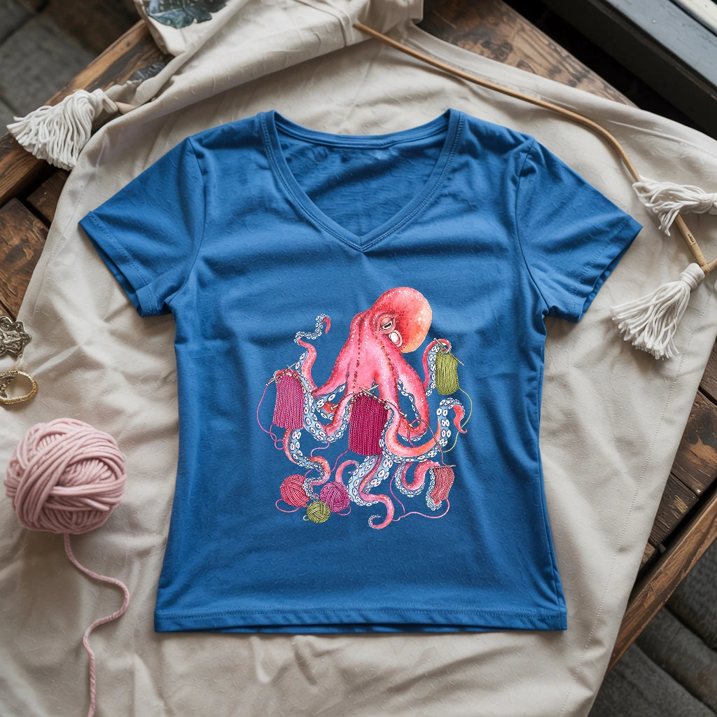 Color Craftopus Lady V-neck