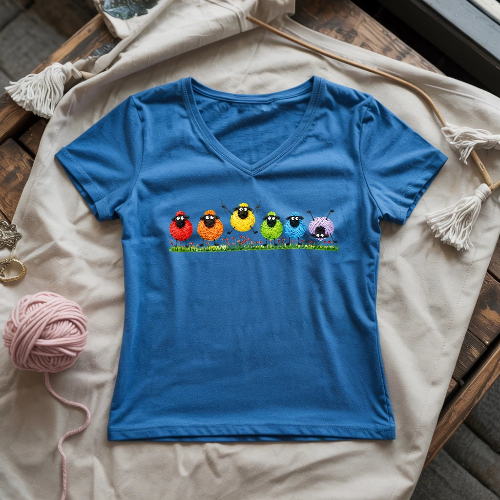 Color Wools Lady V-neck