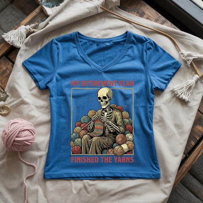 Finished The Yarns Lady V-neck