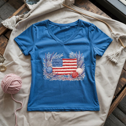Floral Liberty Lady V-neck