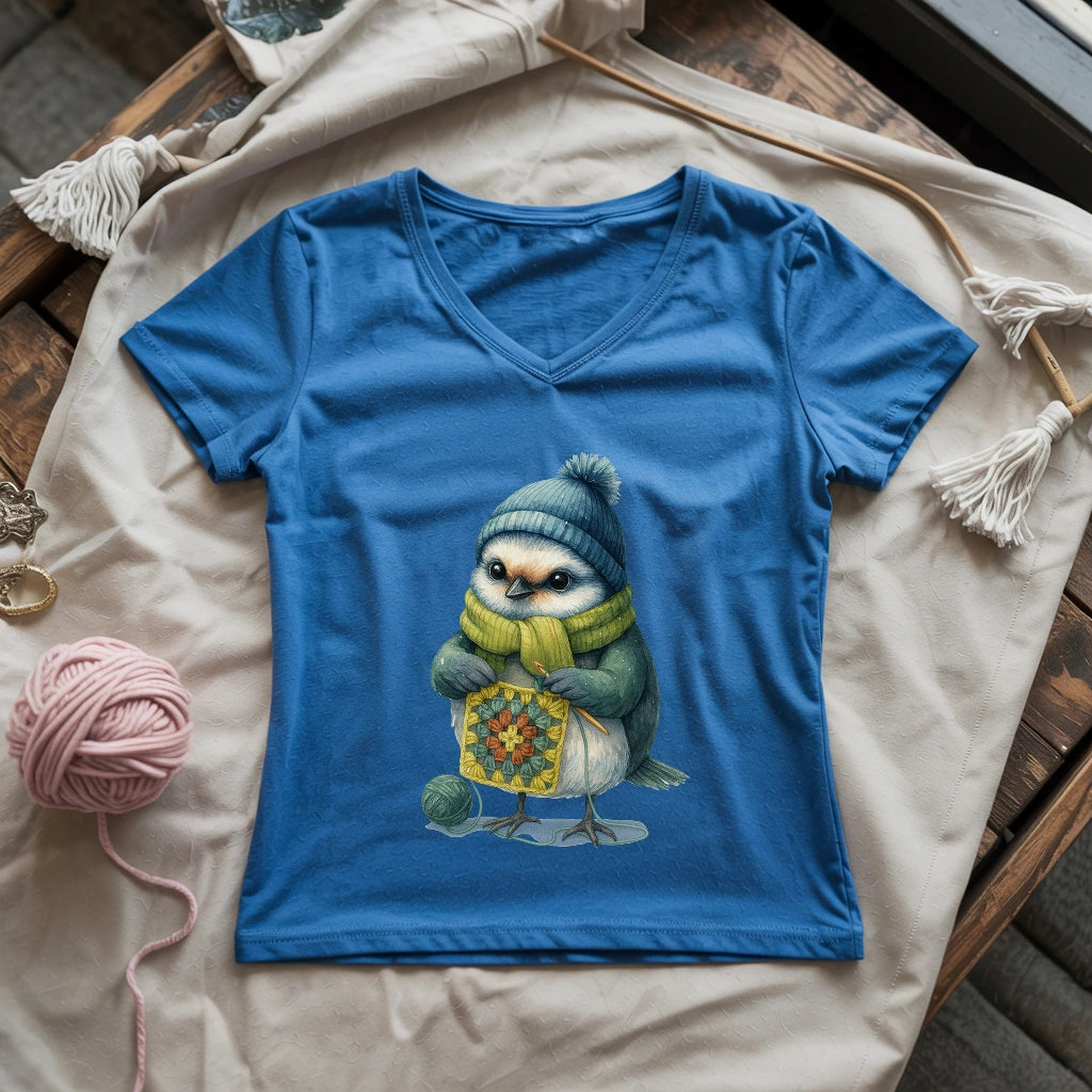 Hooker Bird Lady V-neck