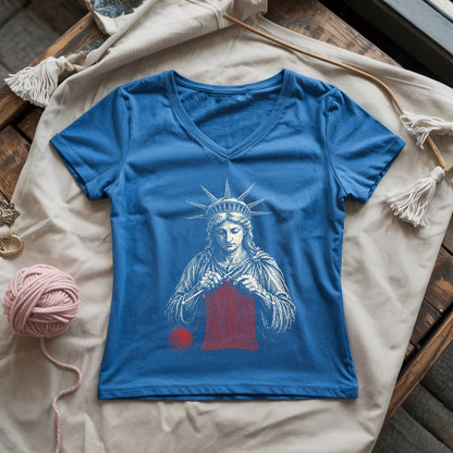 Knitting For Liberty Lady V-neck