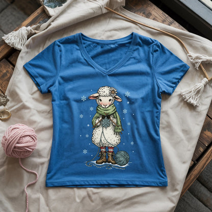 Knitting Snowflex Lady V-neck