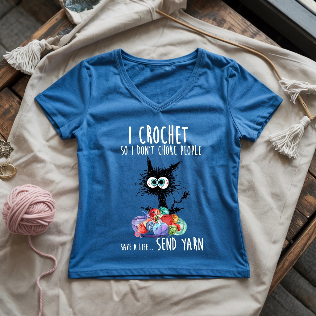 Send Yarn Lady V-neck