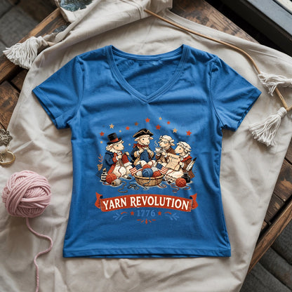 Yarn Revolution 1776 Lady V-neck