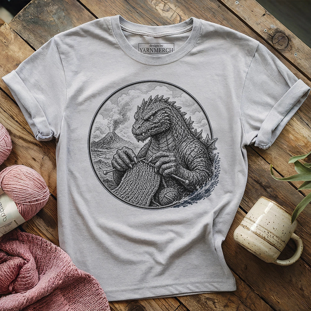 Sea Monster Knitting T-shirt