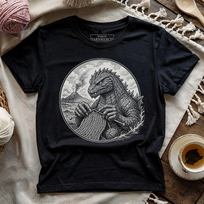 Sea Monster Knitting T-shirt