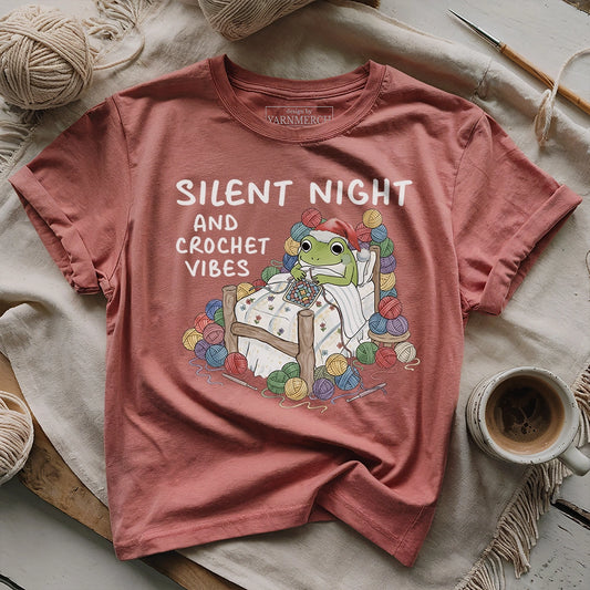 Silent Night and Crochet Vibes T-shirt