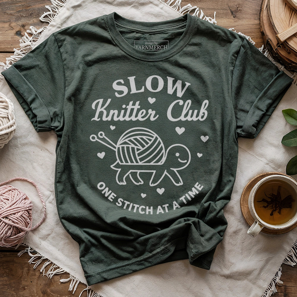 Slow Knitter Club T-shirt