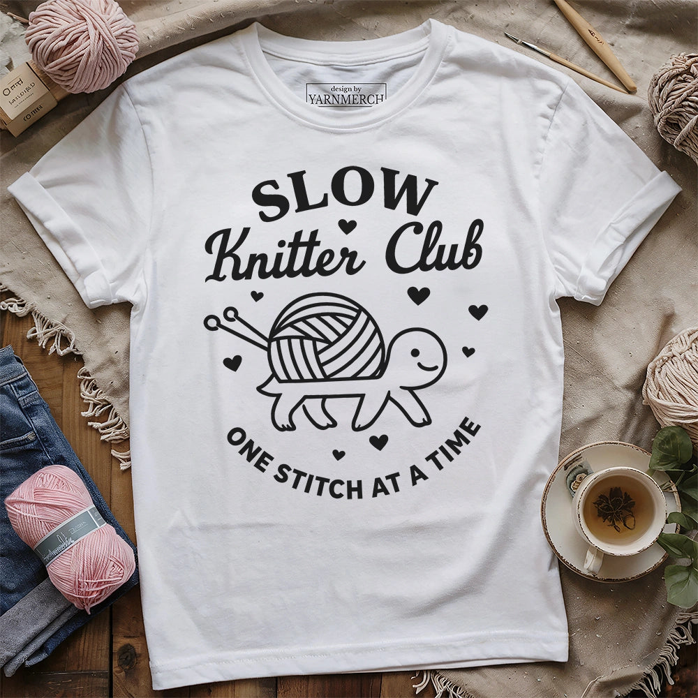 Slow Knitter Club T-shirt