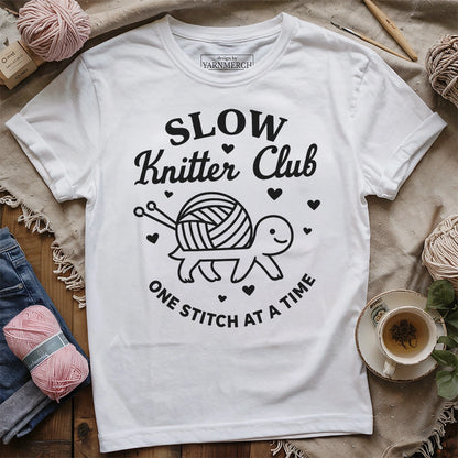 Slow Knitter Club T-shirt