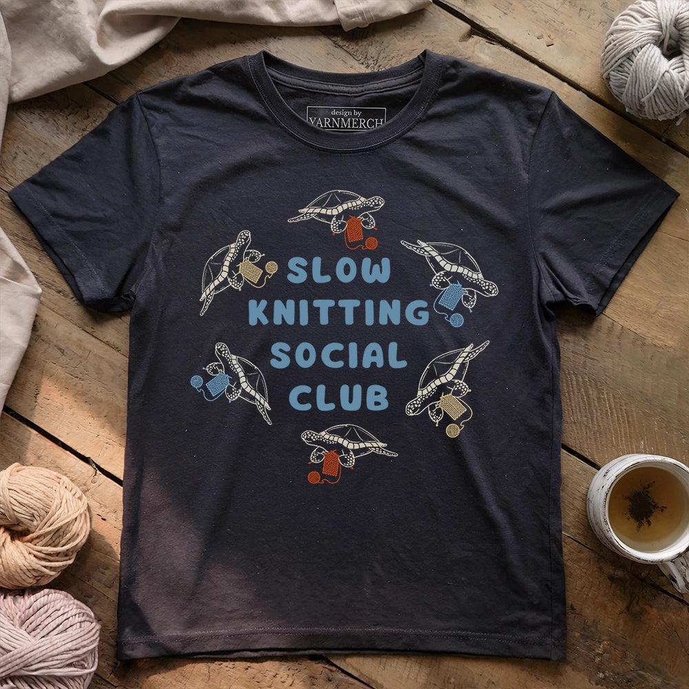 Slow Knitting Social Club T-shirt