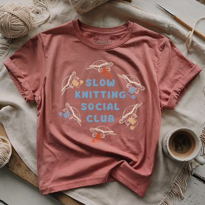 Slow Knitting Social Club T-shirt