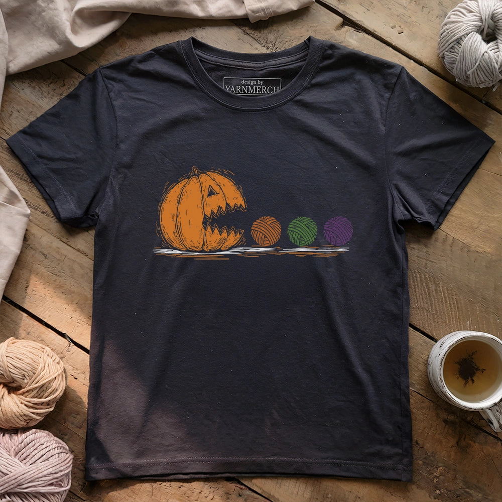 Spooky Yarn Muncher T-shirt