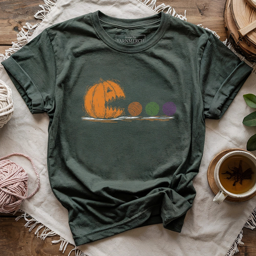 Spooky Yarn Muncher T-shirt