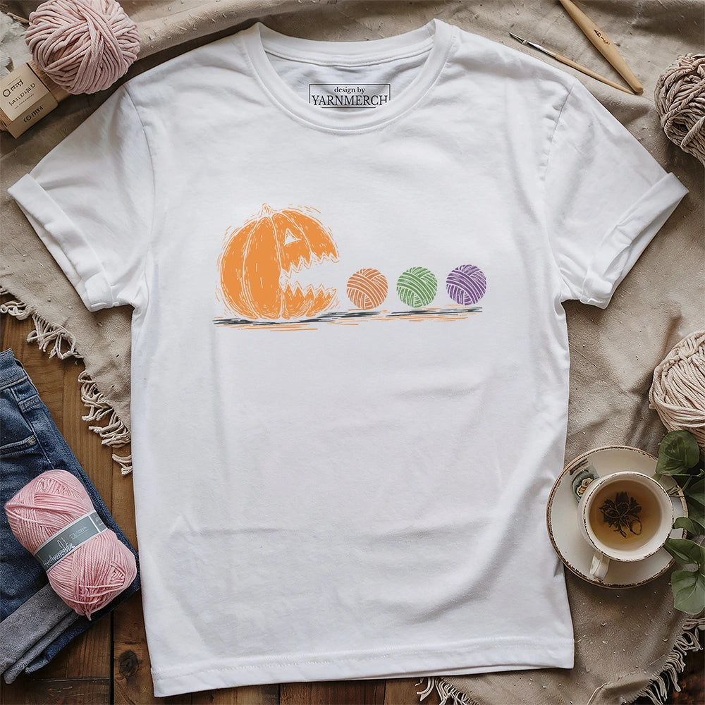 Spooky Yarn Muncher T-shirt