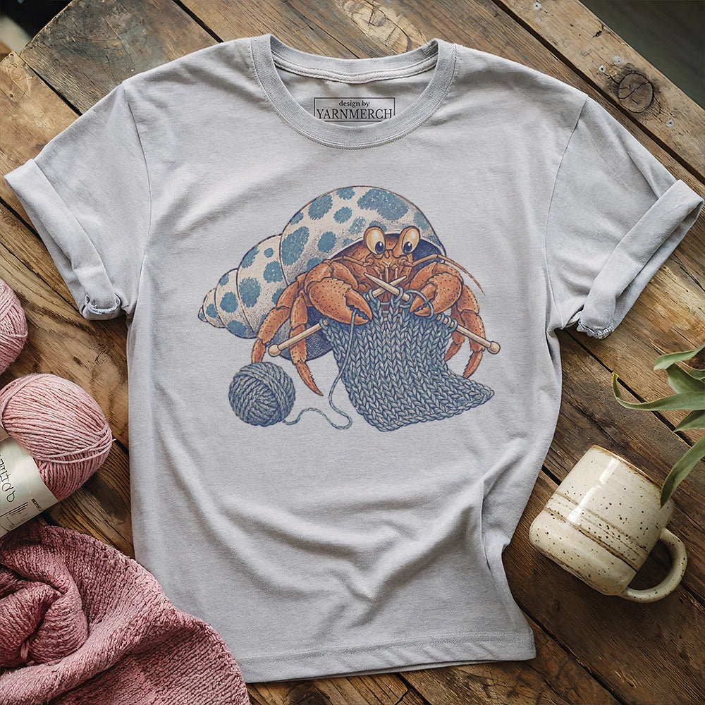 The Knitting Hermit Crab T-shirt