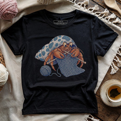 The Knitting Hermit Crab T-shirt