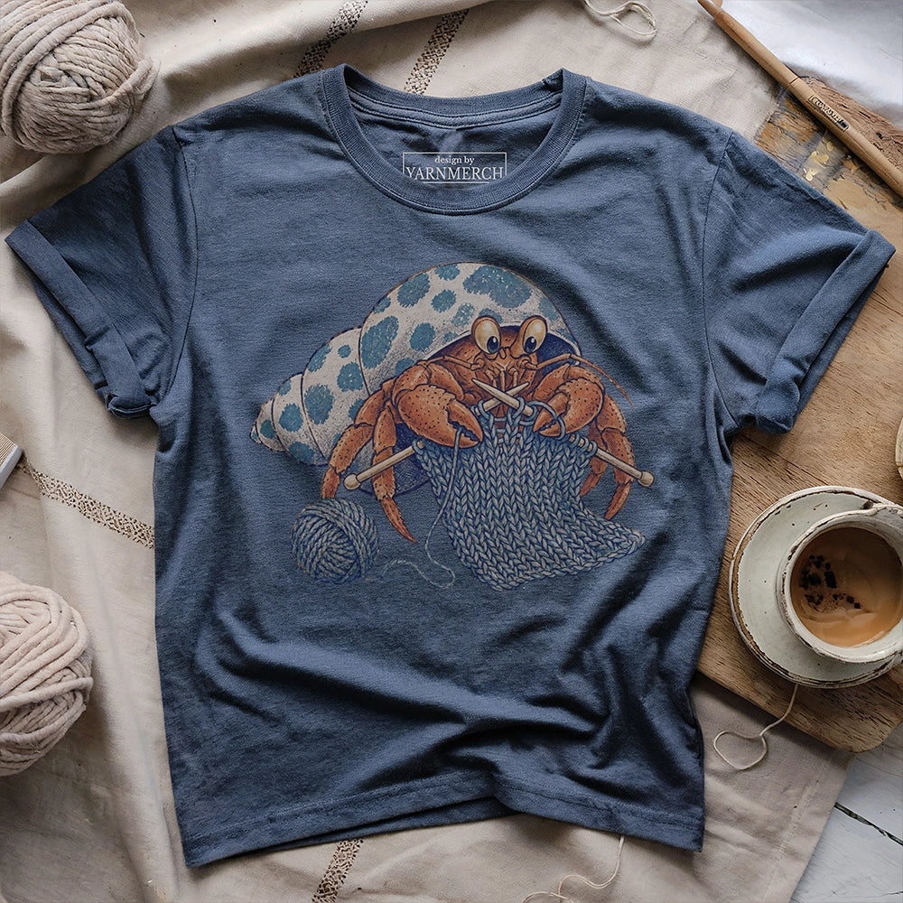 The Knitting Hermit Crab T-shirt