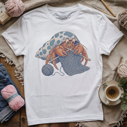 The Knitting Hermit Crab T-shirt