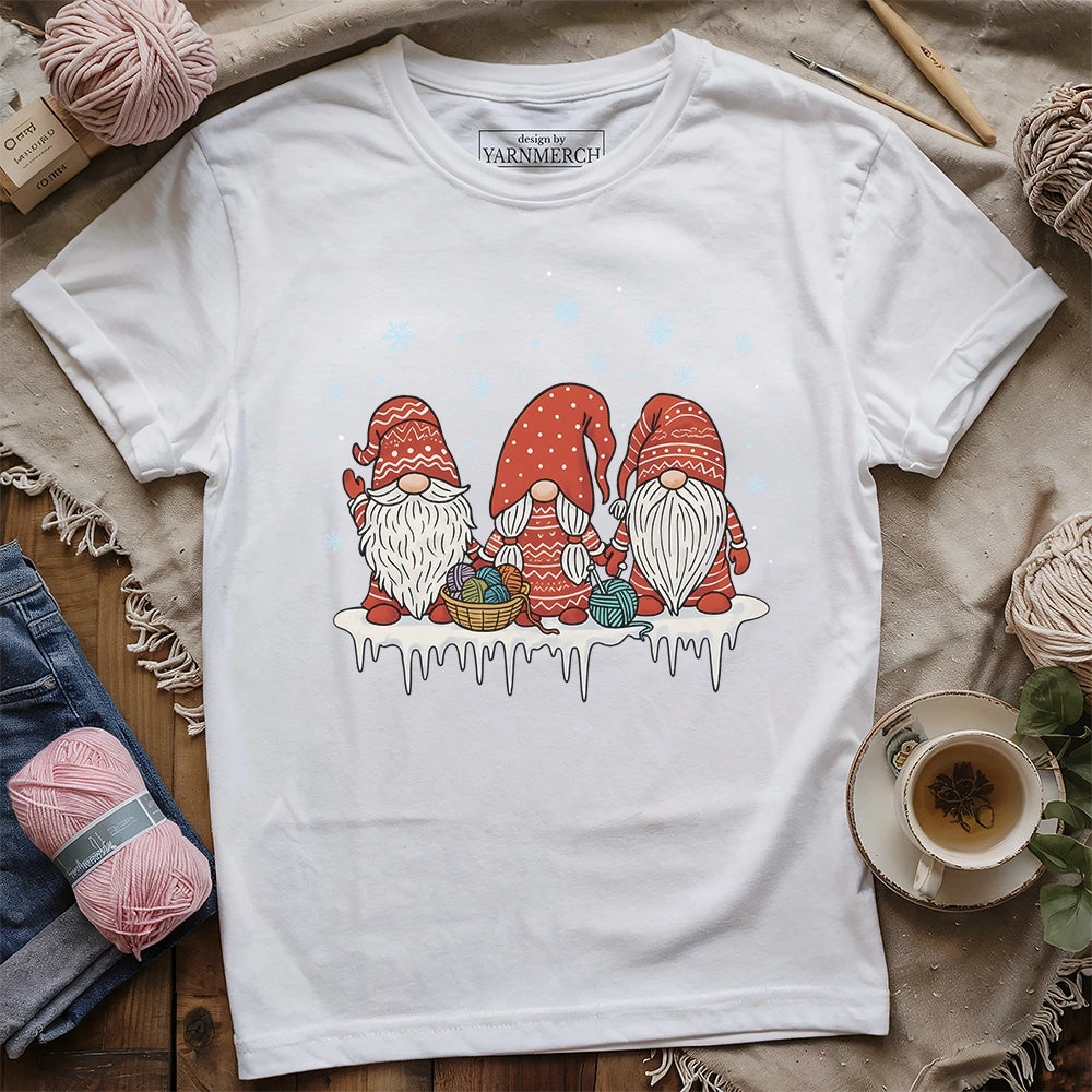 Three Knitty Gnomes T-shirt