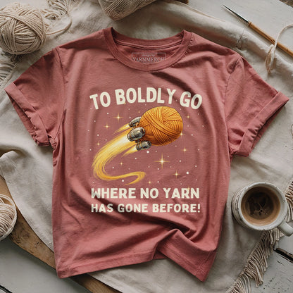 To Boldly Yarn T-shirt