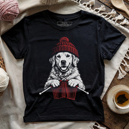 Vintage Golden Knitting T-shirt