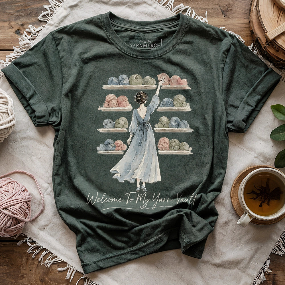 Welcome To My Yarn Vault T-shirt