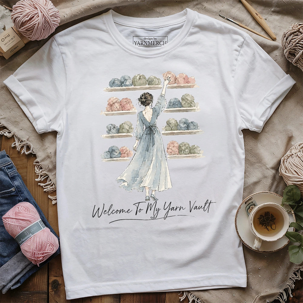 Welcome To My Yarn Vault T-shirt