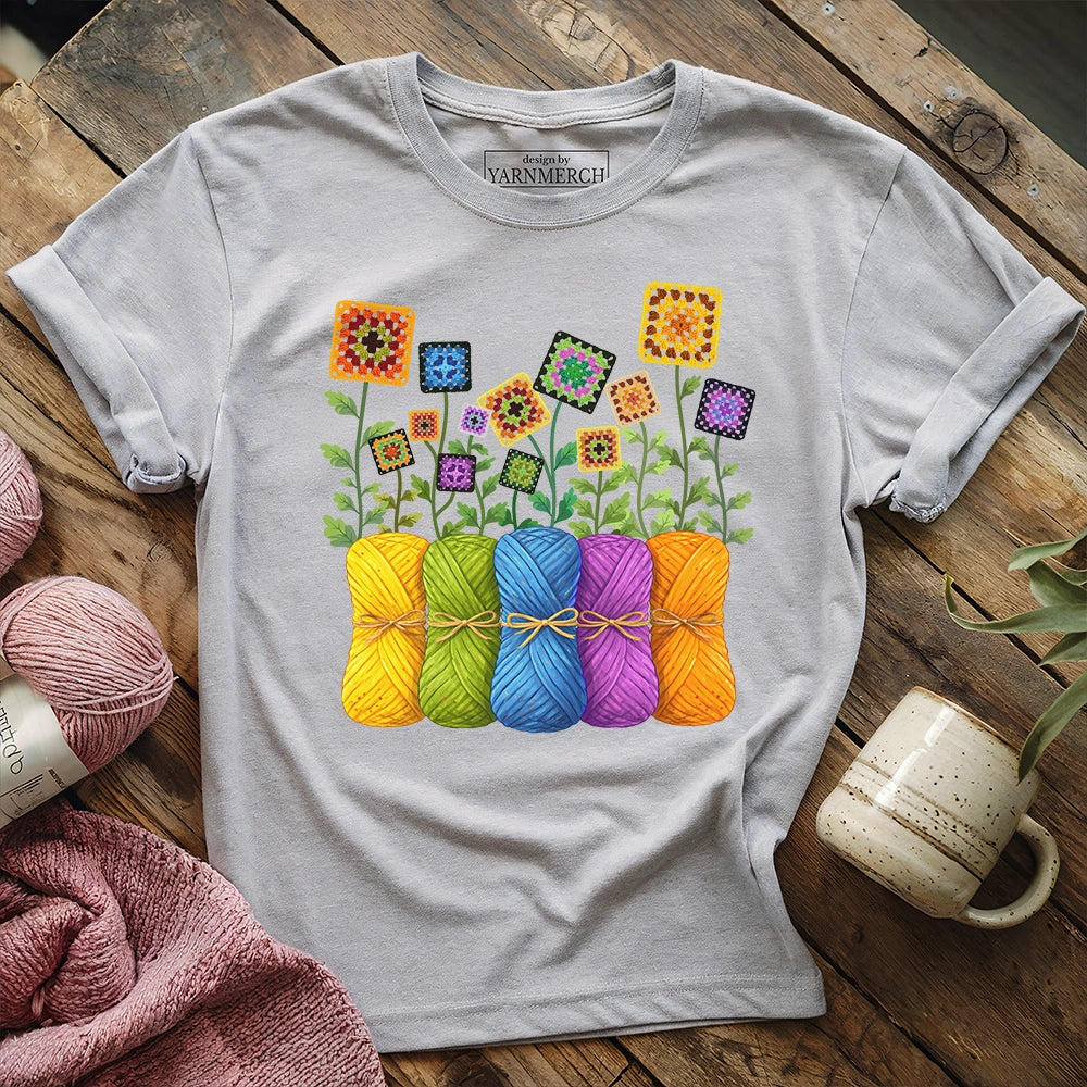 Where Granny Squares Bloom T-shirt