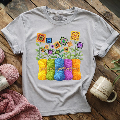 Where Granny Squares Bloom T-shirt