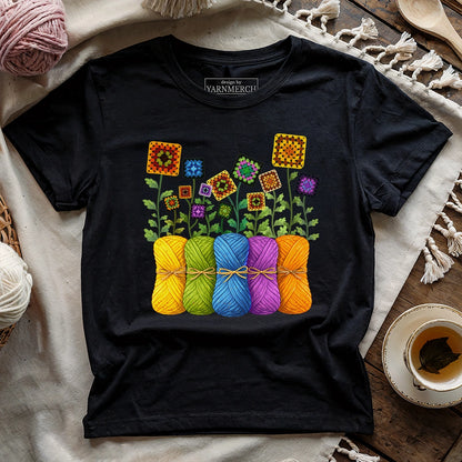 Where Granny Squares Bloom T-shirt
