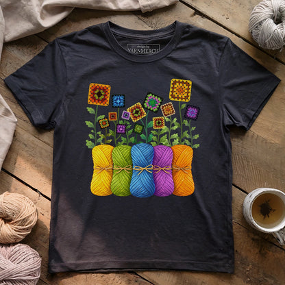 Where Granny Squares Bloom T-shirt