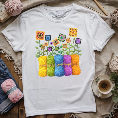 Where Granny Squares Bloom T-shirt