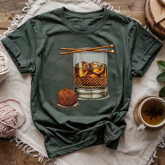 Whiskey And Yarn T-shirt