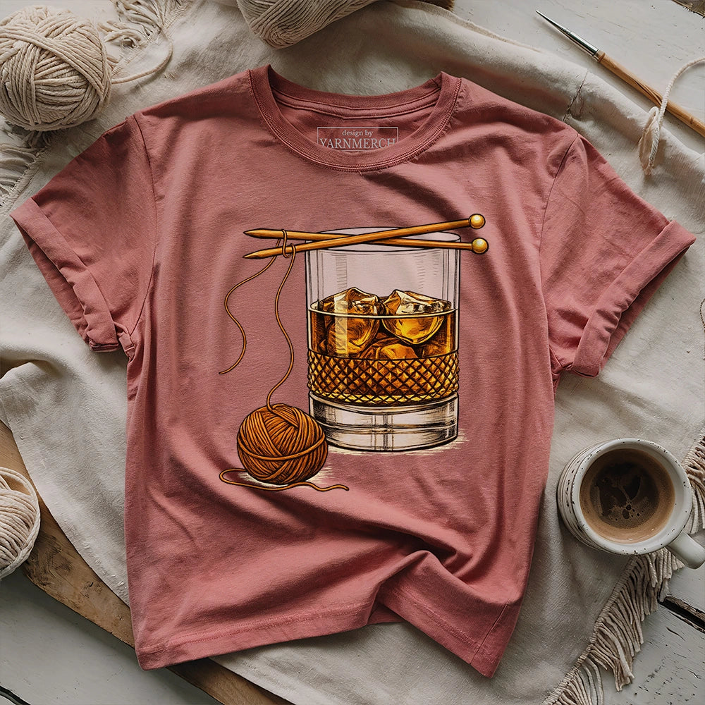 Whiskey And Yarn T-shirt