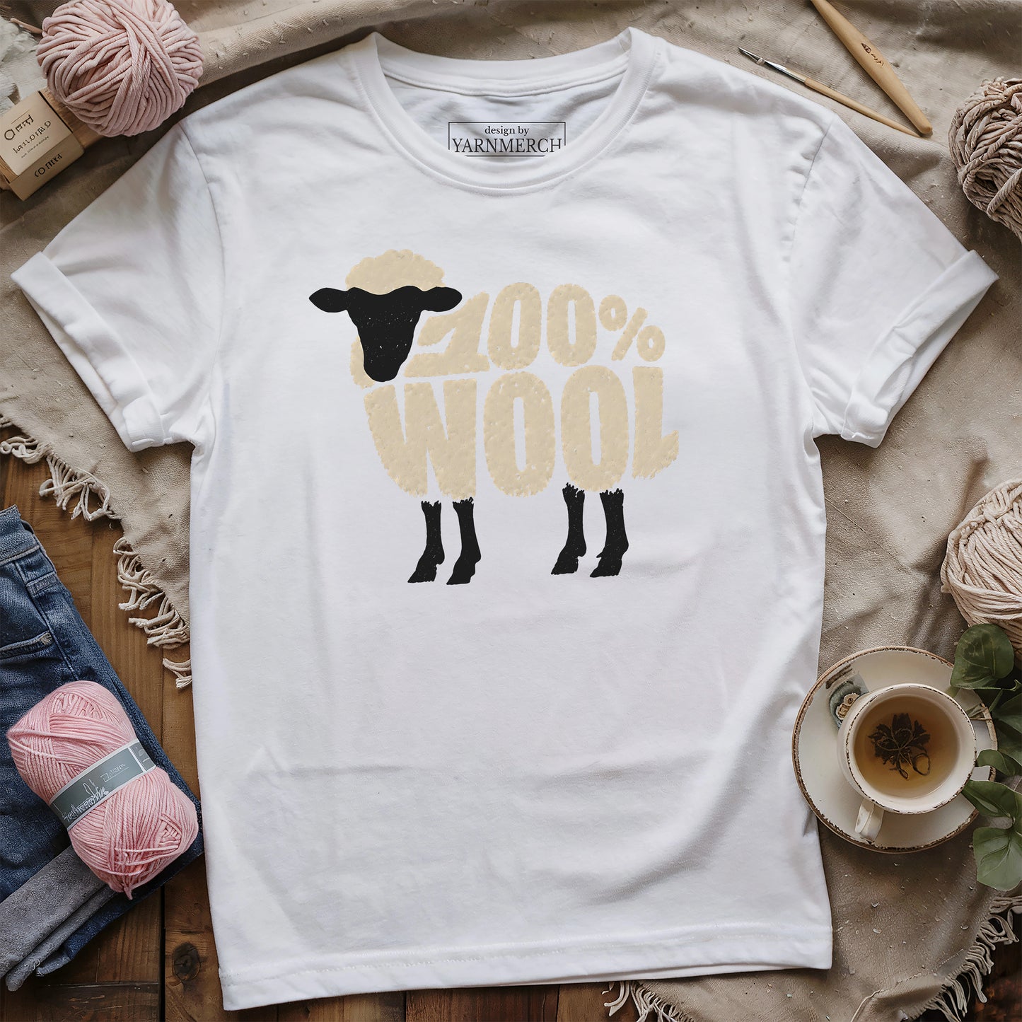 100% Wool T-shirt
