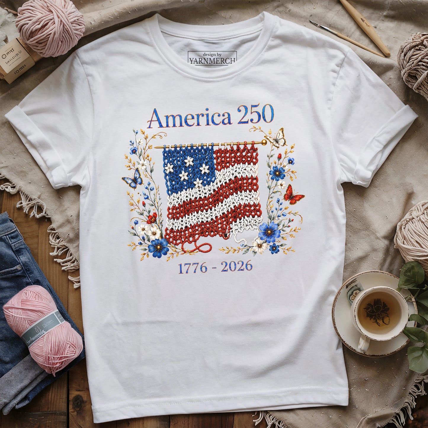 America Flower 250 T-shirt