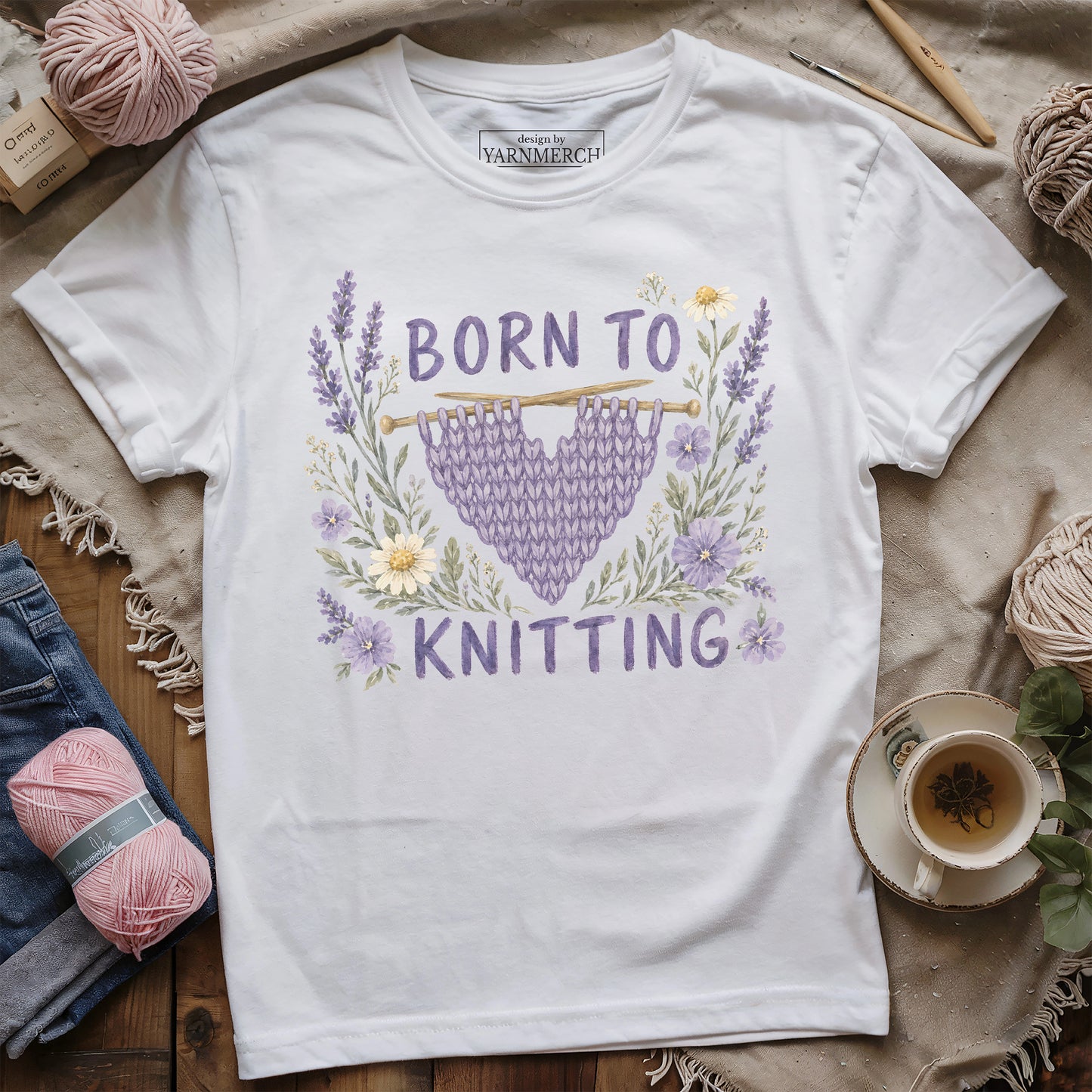 Born To Knitting T-shirt