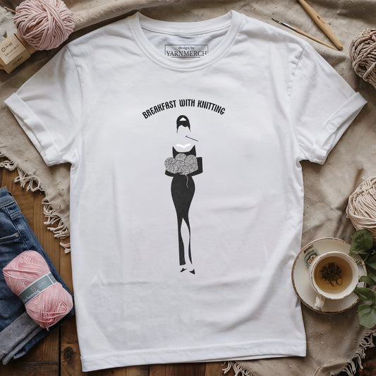 Breakfast With Knitting T-shirt