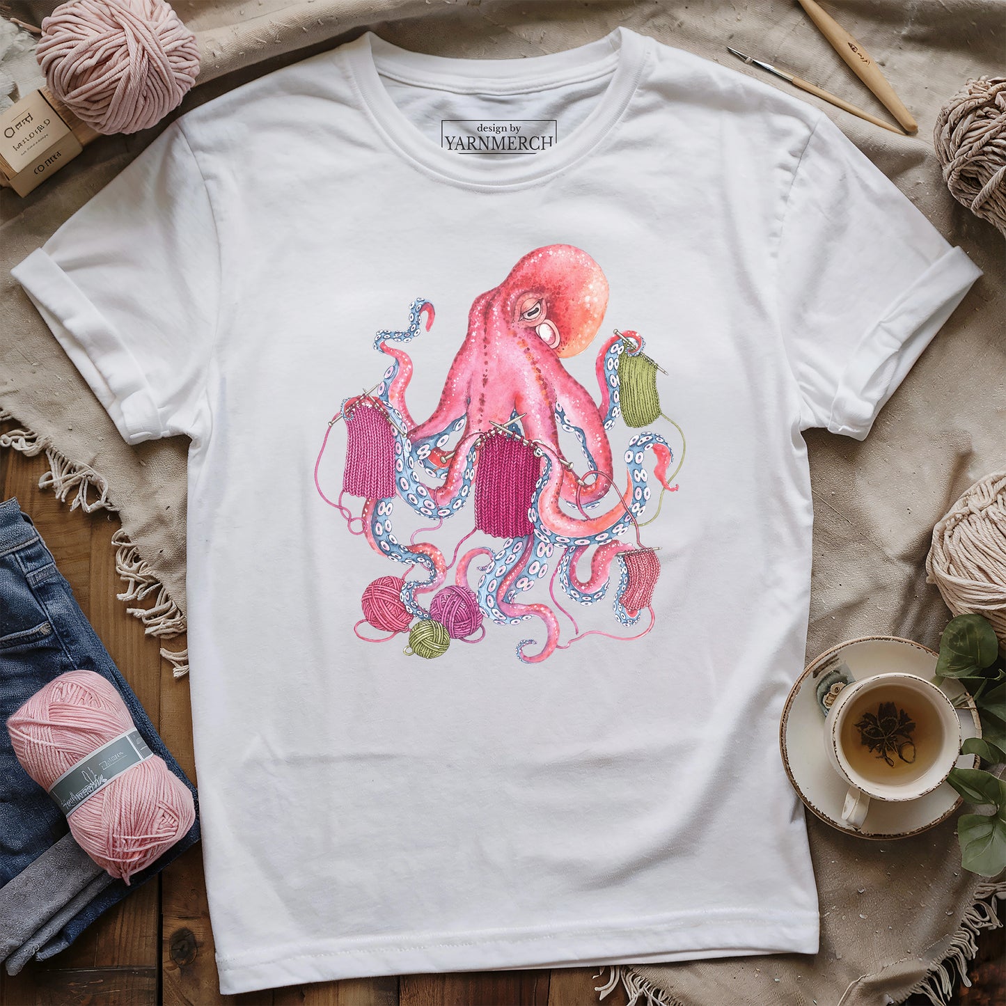 Color Craftopus T-shirt