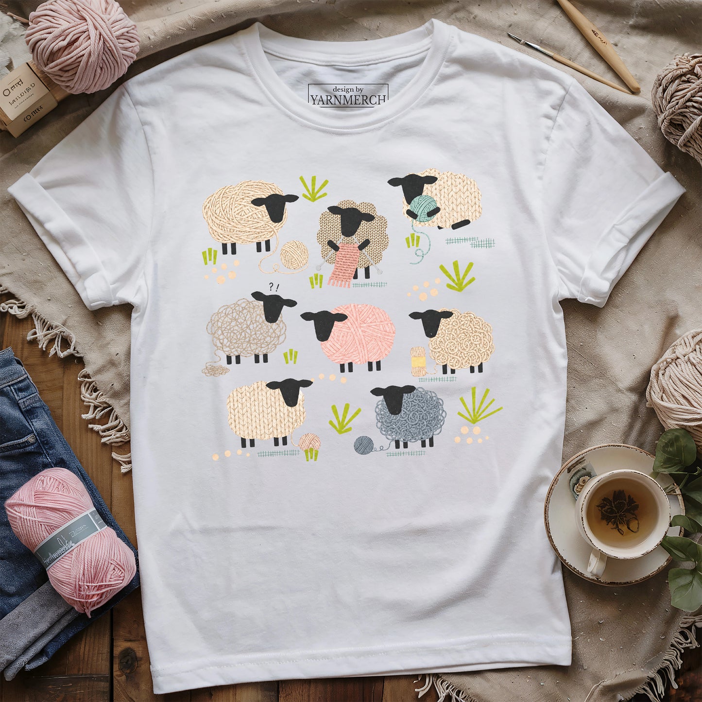 Colorful Sheeps T-shirt